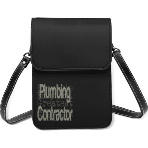 Plumber Shoulder Bag Gift Retro Mobile Phone Bag Leather Streetwear Female Bags