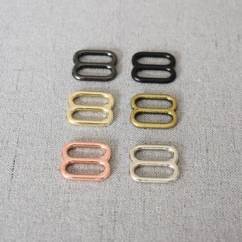 1 Pcs/Pack Metal Tri Glide Slide Adjusters Use for DIY Bag Strap Buckles Leather Belt Craft of Rectangle Loop Ring Accessories
