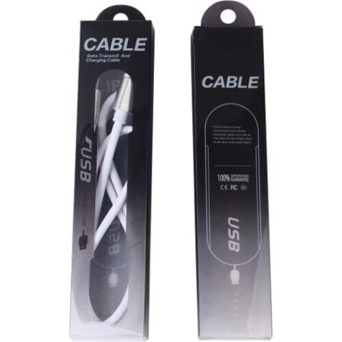 200 pcs 1M Micro USB Charger Cable With Packaging For Samsung S7 Fast Speed Charger Charging Cable For iP X 7