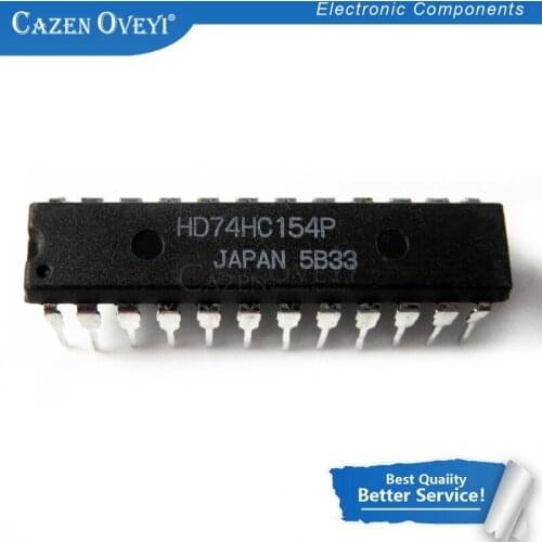5pcs/lot CD74HC154EN CD74HC154 SN74HC154N MC74HC154N MM74HC154N 74HC154 DIP-24 In Stock