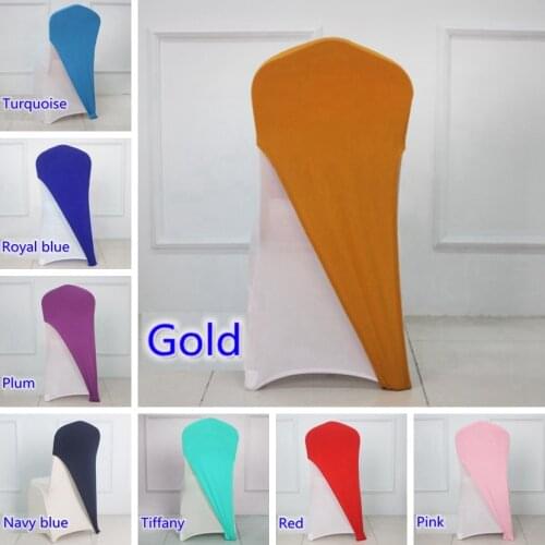 24 Colours Spandex Chair Cover Lycra Cap Half Cover Wedding Party Hotel Banquet Decoration Stretch Elastic Chair Cover