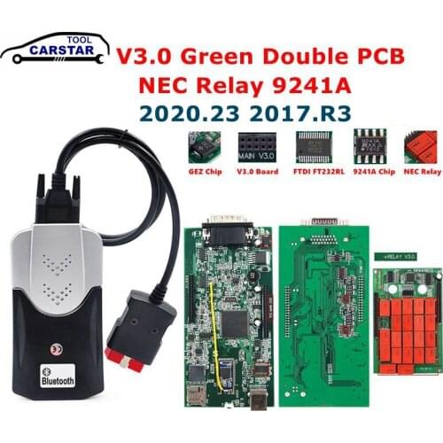 DS150 Multidiag Pro+ 9241A Chips Double Green PCB V3.0 NEC Relay 2016.R1 Free Keygen OBD2 Car Diagnostic Tool