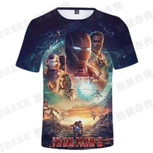 The Avengers T Shirt Men Women Children 3D Printed T-Shirt Summer Short Sleeve Streetwear Cool Tops Marvel Super hero Tee