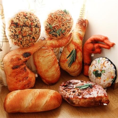 Simulation of Plush Toys Simulation Food Pillow Funny Novelty Toys Indoor Placement Kids Baby Gift A011 1pc/lot