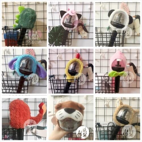 Kpop WANNA ONE Stick Light Lightstick Cartoon Cute Sweet Headband Bag Protector Plush Head Cover Fans Gift 1PC