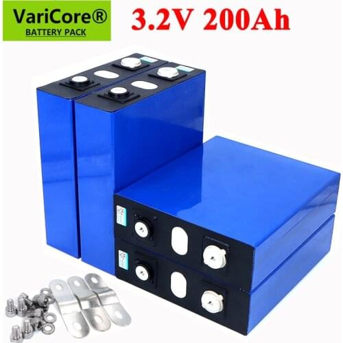 VariCore 3.2V 200Ah LiFePO4 lithium battery 3.2v 3C Lithium iron phosphate battery for 12V 24V battery inverter vehicle RV