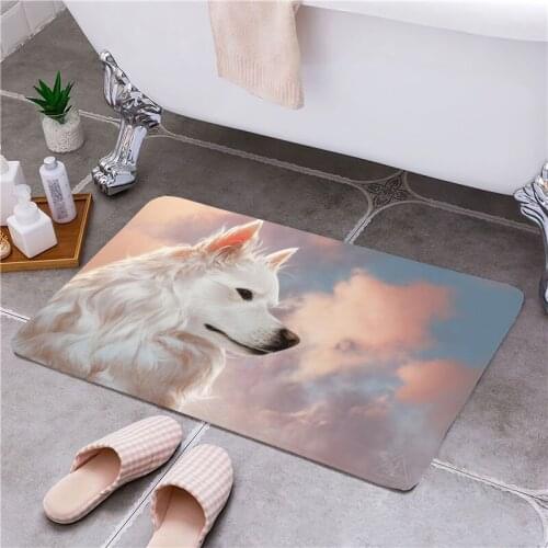 Wolf Entrance Door Floor Mat Door Mat Non-Slip Foot Pad Home Welcome Carpet For Hallway Bath Kitchen Doormat