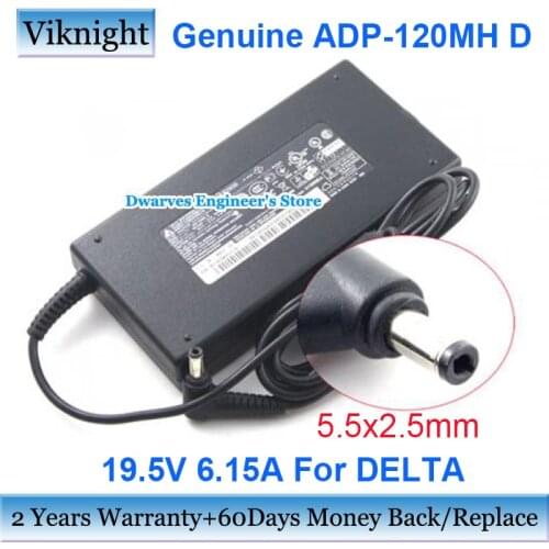 Genuine ADP-120MH D A12-120P1A AC Adapter For MSI GP60 2PE-009US GP70 2PF-098NE Series Gaming Notebook 19.5V 6.15A Adapter