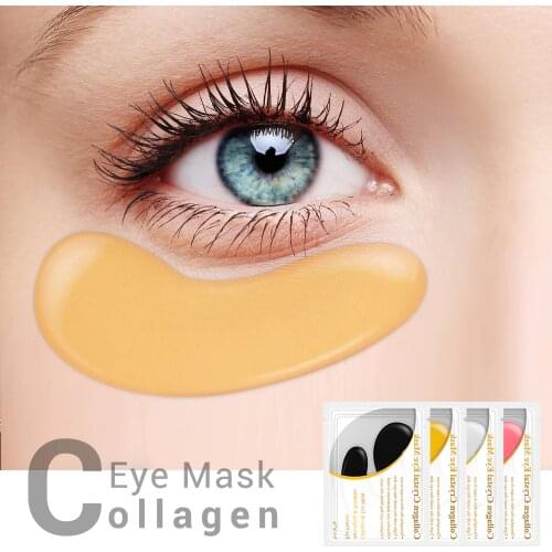 LANBENA Eye Patches Crystal Collagen Eye Mask Remove Dark Circle Eyebag Anti Wrinkles Aging Pufiness Moist Firming Eye Skin Care