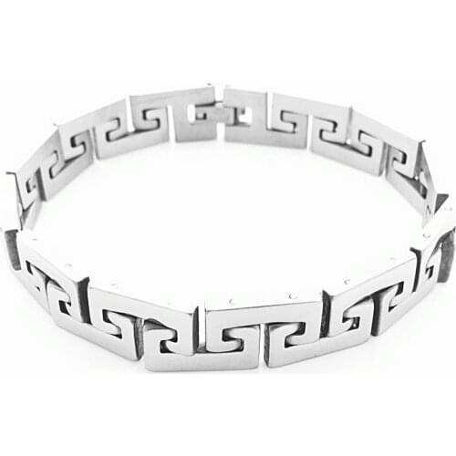 Stainless Steel Simple Bracelet Titanium Steel Mens Bracelet