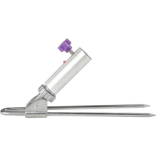 Adjustable Stainless Steel Inserted Fishing Rod Pole Bracket Holder Fishing Rod Ground Mount Support Stand Fishing Accessories