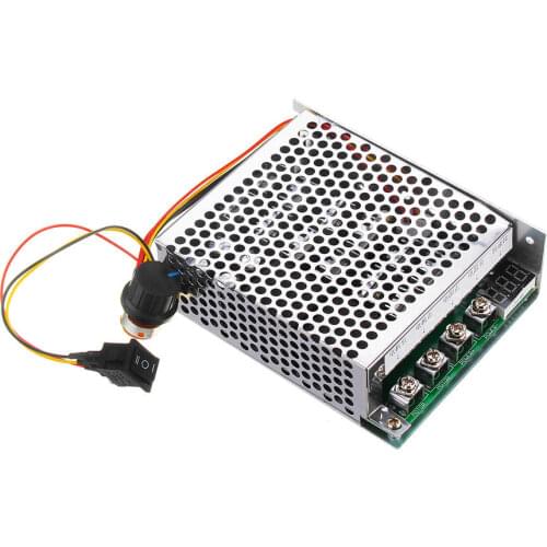 60A DC Brush Motor Speed Controller Forward Reverse PWM Control Pulse Width Speed Digital Display 10-55V/3KW