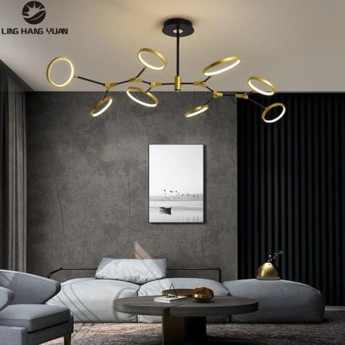 Nordic Modern Led Pendant Light for Dining room Kitchen Living room Office Chandelier Pendant Lamp Hanging Lighting Luminaires
