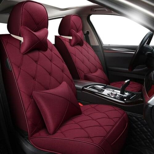 FeKoFeKo Universal Flax Car Seat covers Set for lexus gs300 bmw x3 e83 x5 haval h9 audi 100 c4 l200mercedes ml w163 auto styling