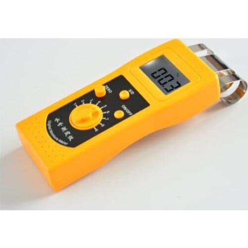 High Performance Portable Digital Textile Moisture Meter Tester DM200T