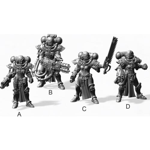 1/32 56mm Resin Model Kits Female Warrior Figure Unpainted Unassembled RW-208