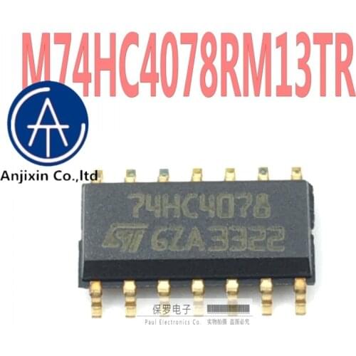 10pcs 100% orginal and new M74HC4078RM13TR 74HC4078 SOP-14 in stock