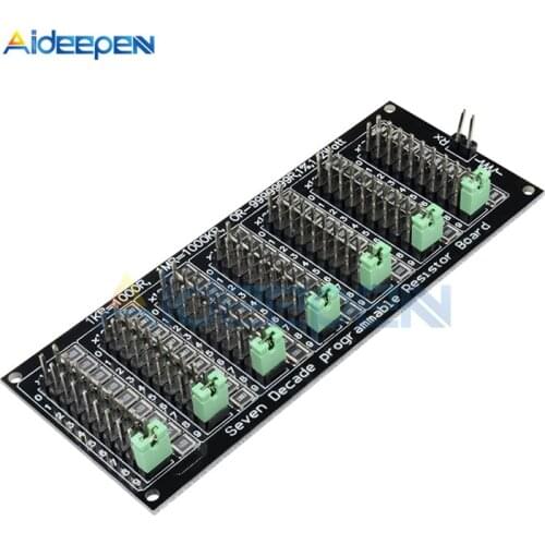 200V 1R-9999999R Programmable Adjustable Seven Decade SMD Resistor Slide Resistor Board Step Accuracy 1R 1% 1/2 Watt Module