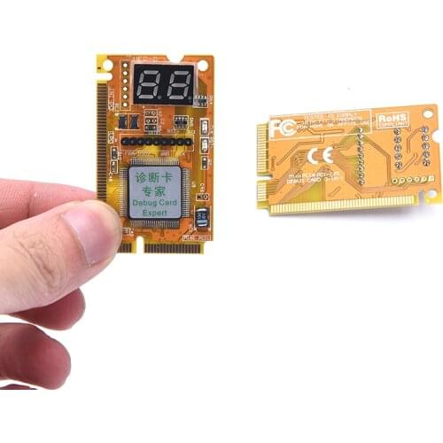 3 in 1 Mini PCI-E LPC PC Laptop Analyzer Tester Diagnostic Post Test Card