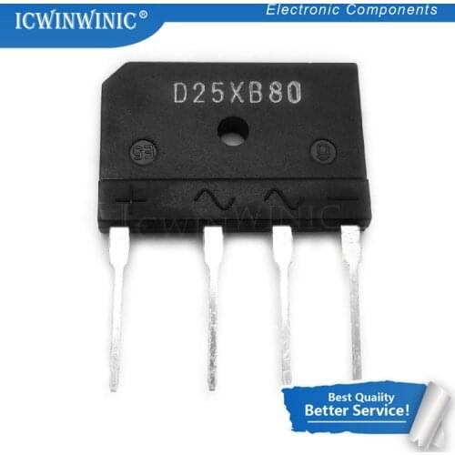 5piece D25XB80 D25SBA80 bridge rectifier 25A 800V new original In Stock