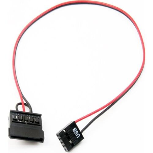 9Pin USB To SATA Power Cable Cord Powered 2.5-inch Notebook Hard Disk SSD From Desktop Itx All-in-one PC Motherboard 22AWG 35cm