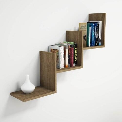 Wooden Shelves Bookshelf Customizable Bookshelf Living room furniture living room decoration Furniture for home 3PCS Modern 2021
