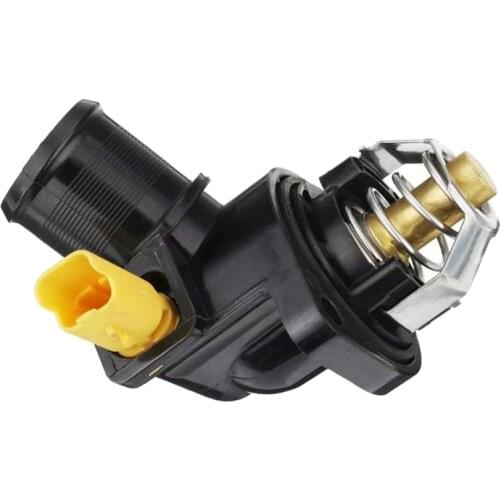 Car Engine Coolant Thermostat Cover with Housing for Peugeot Bipper 206 207 1007 Citroen C2 C3 I II 1336Z2 1336.Z2