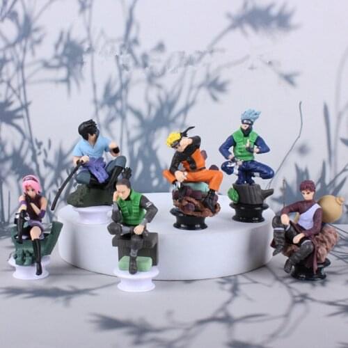 6pcs/lot Narutoed Konan Nagatou anime action figure prefect quality homemade toys home decoration classics gift