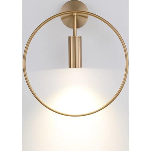 Ring Personality Wall Lamp Designer Originality Continuous System Concise Modern A Living Room Hallway Bedroom Bedside Lamp