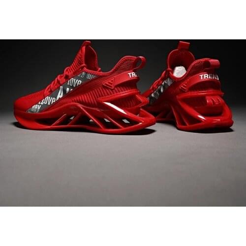 Fashion mens shoes breathable sports large size high quality outdoor non-slip running training competition shoes casual shoes