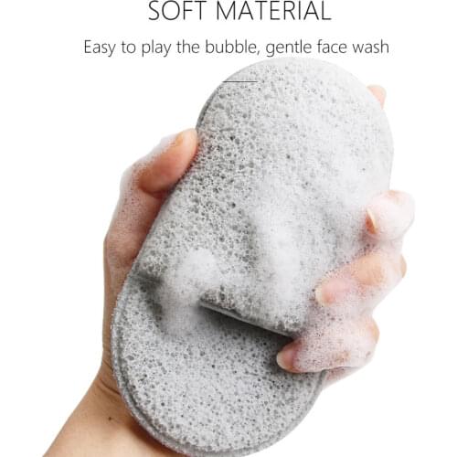 Portable Face Washcloth Camping Travel Oval Shape Face Cleaning Sponge Reusable Skin Makeup Remover Cleaner Flap Puff