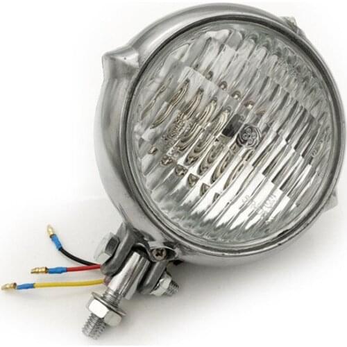 Motorcycle Vintage Headlight 4.5" retrofit retro headlamp For Harley Honda Yamaha BMW Cafe Racer Custom Bobber Chopper H4