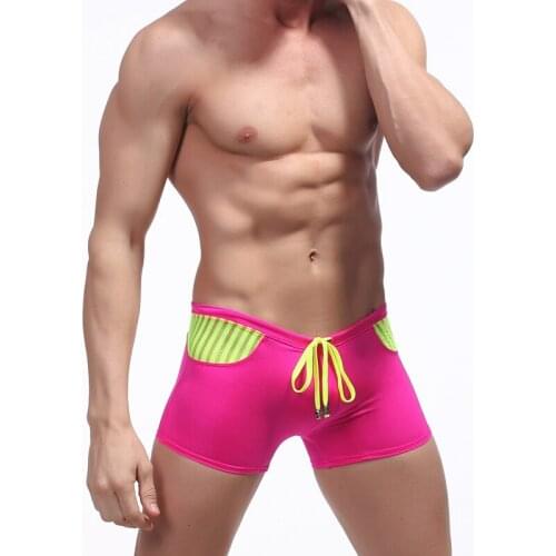 New arrival swimsuit men high quality comfortable mens swimwear swimming trunks summer beach shorts sexy swimming trunks