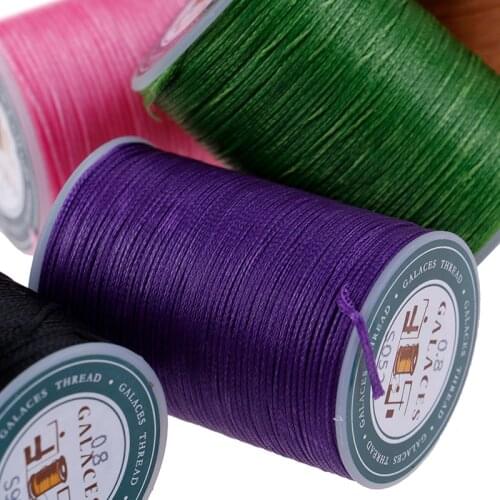 1PC Hand Stitching Thread Multicolor 90 Meter Sewing Thread Polyester Cord Waxed Thread Leather 0.8mm for DIY Tool Dropshipping