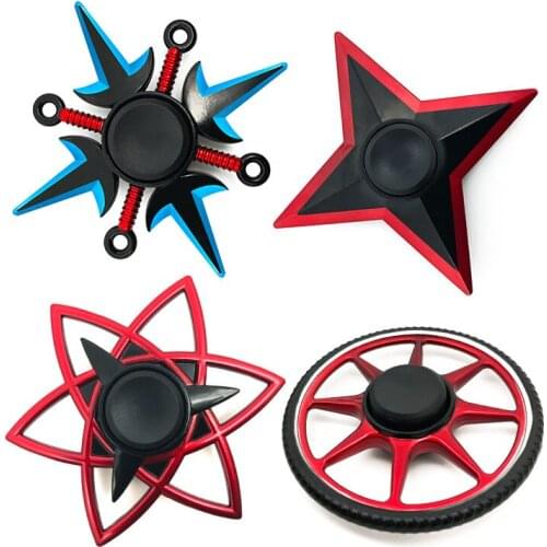 NARUTO Cartoon Anime Finger Spinning Top Metal Spinning Top Childrens Day Christmas Birthday Gift 2021 News