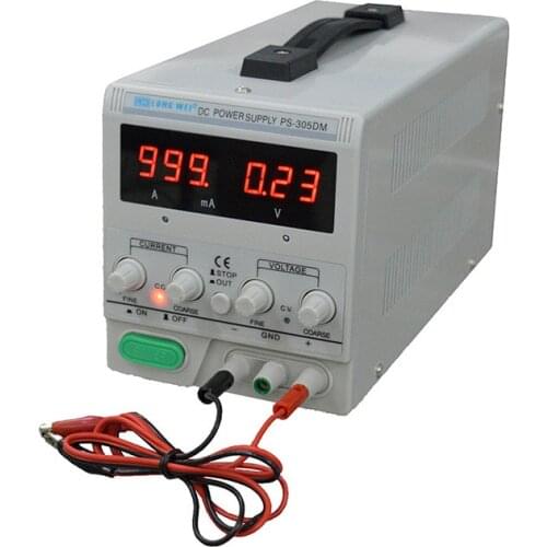 New MA Digital Display LW PS-305Dm Adjustable DC Regulated Power Supply Linear Power Supply Display 30v 5a Maintenance