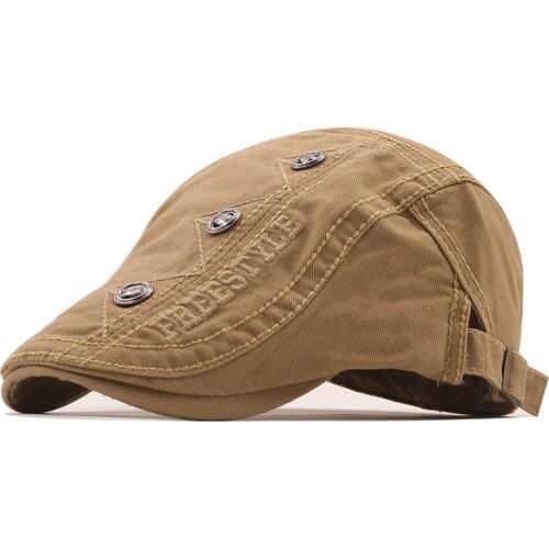 Casual Spring Summer Berets Hat Men Women Denim Newsboy Caps Visors Cotton Cabbie Herringbone Cap Duckbill Ivy Flat Cap