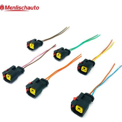 Free Shipping 4PCS Fuel Injector Connector Plug For Chinese Car for G-MFOR Hyun-dai Toyot