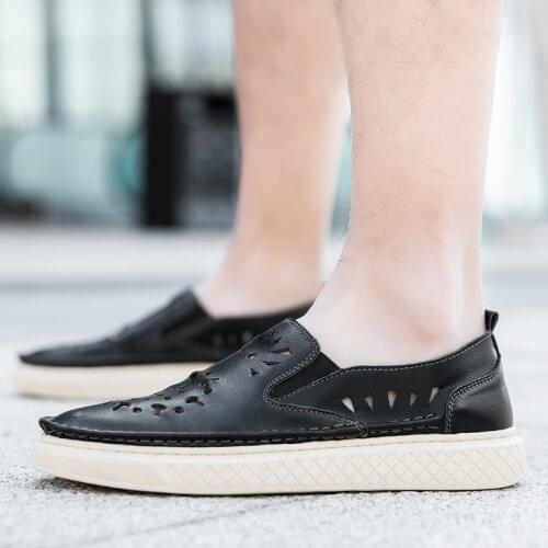 Sapatos mens hombre cuero Casual slip Mens comfortable Breathable on 2020 canvas Men man casuales informales spring Shoes mens