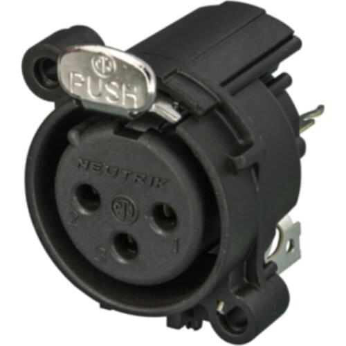 Switzerland NEUTRIK NC3FAV1 three-core XLR female Audio connector XLR PCB Cannon welding XLR base