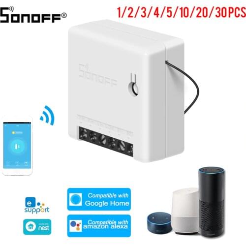 SONOFF Mini Two Way Intelligent Switch DIY Appliance Automation Remote Control Switches for Alexa Google Home WiFi Smart Switch