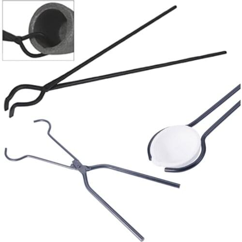 DIY Crucible Tongs Hinge Style Gold Melting Furnace Holder Clamp Gold Silver Metal Refining Casting Jewelry Making Tool