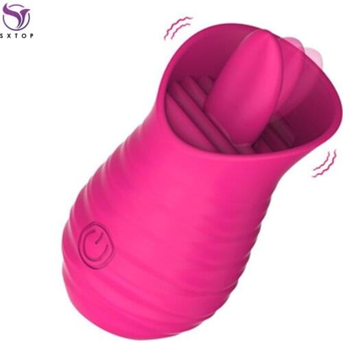 Clitoris Sucker Vibrator for Women Nipple Sucking Vagina Clit Stimulator Licking Tongue Intimate Goods Sex Toys Adult 18