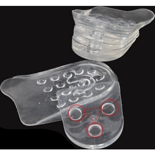 1 Pair Transparant 5 Layers Adjustable Taller Insole ilicone Gel Inserts Lift Shoe Pads Height Increase