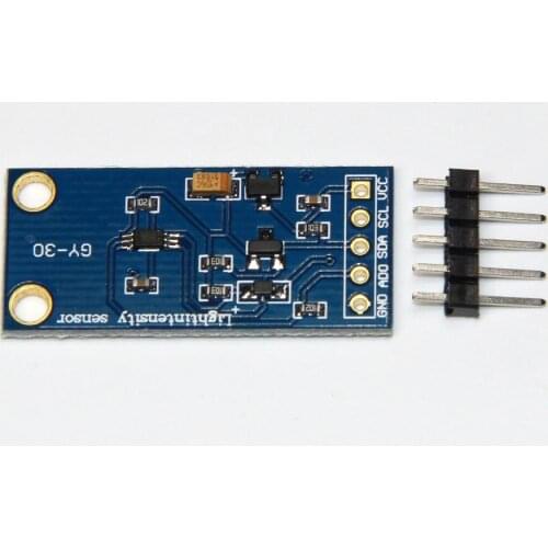 10pcs GY-30 BH1750 BH1750FVI Chip Light Intensity Sensor Light Illumination Module