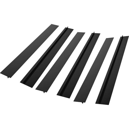 6 Pack 21inch Silicone Stove Counter Space Cover Spill Bits Guard Seal Oven spaceFiller,Easy Clean and Trim