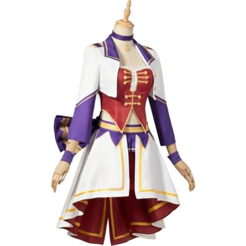 Anime Comic Umamusume Pretty Derby Cosplay Costumes Sakura Bakushin Cosplay Costume Uniforms Clothes Suits Wears White Dresses