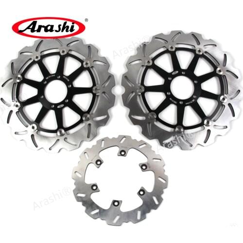 Arashi 1 Set For YAMAHA XJR 1200 1995 1996 1997 Front Rear Brake Disc Brake Rotor CNC Motorcycle Floating Discs XJR1200