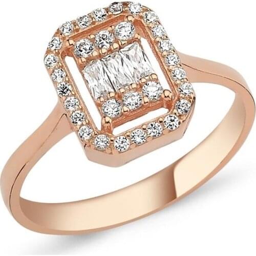 Baget Zircon Trend Model Silver Ring