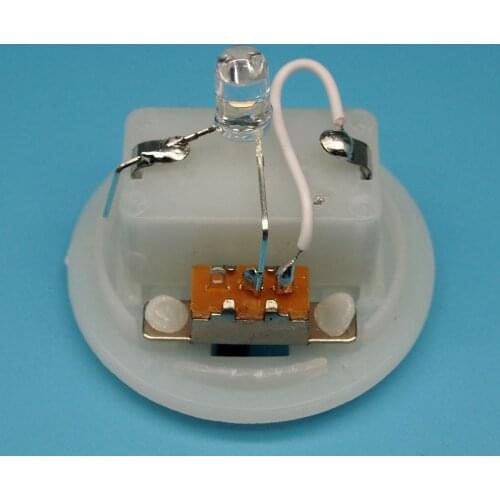 5pcs 35mm Base lamp 3xLR44 button battery case with switch LED light Toy accessory light